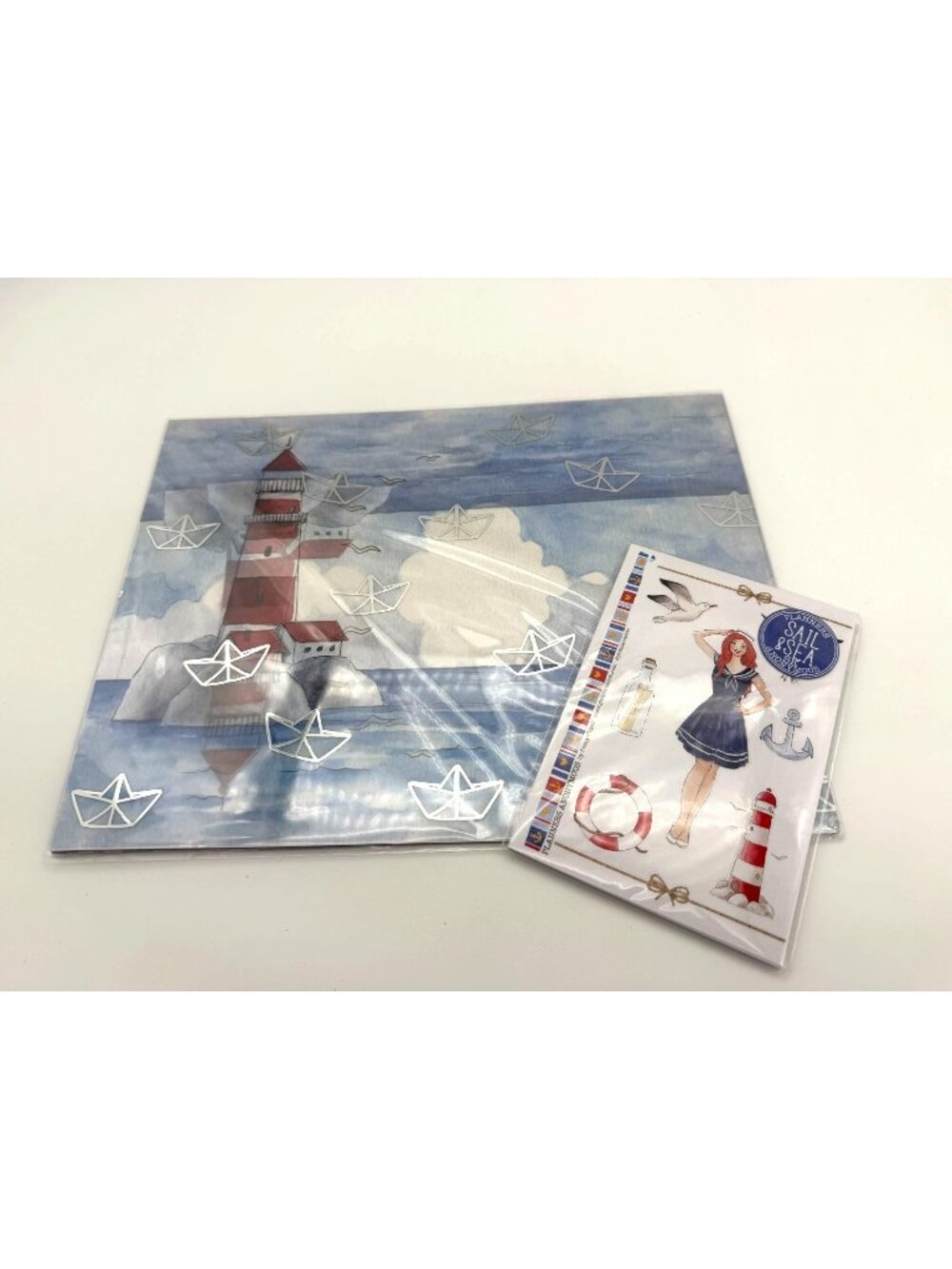 Planners Anonymous Sail and Sea Nautical Theme Decorative Paper Sticker Pack NIP